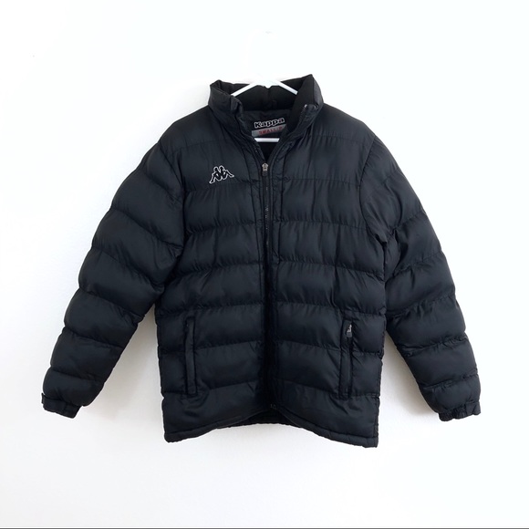 Kappa Mens Black Puffer Jacket 